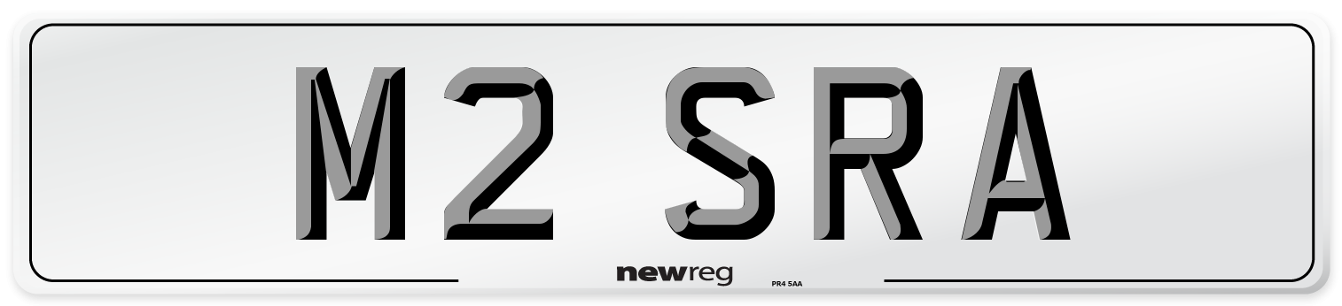 M2 SRA Number Plate from New Reg